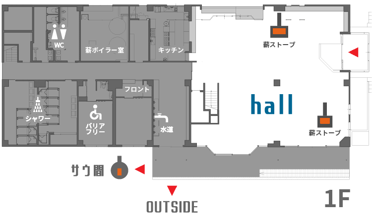 シェルター1階平面図